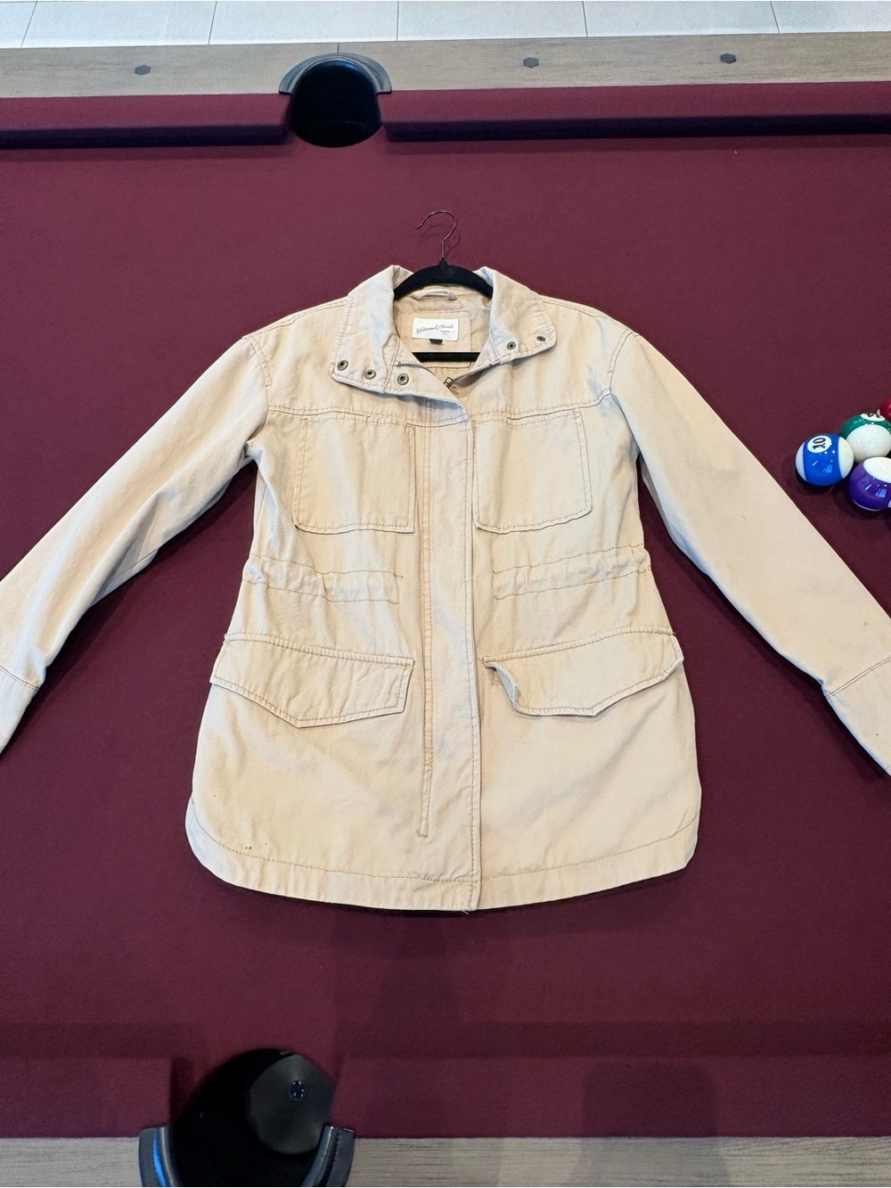 Universal Thread Tan Utility Jacket with Front Pockets - Picture 9 of 14